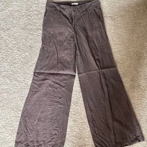London Jean brown linen pants